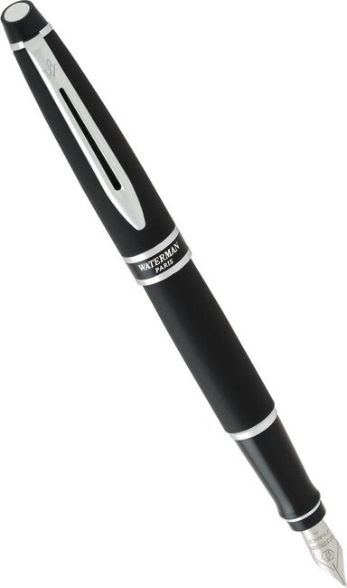 Waterman S0051460 Перьевая ручка waterman expert, mattblack ct (перо m)