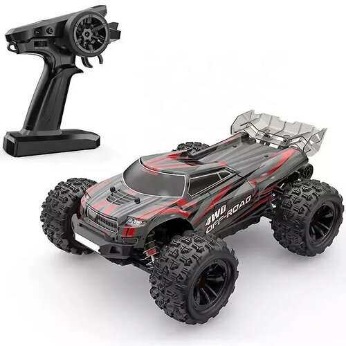 Радиоуправляемый внедорожник MJX Hyper Go 4WD Brushless Truggy 1:16 - MJX-16210-RED Полноприводный джип для дрифта, монстр-трак радиоуправляемые джипы внедорожники mjx r c радиоуправляемый внедорожник mjx hyper go 4wd brushless truggy 1 14 mjx 14210