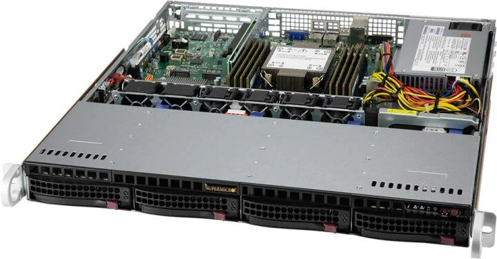 Сервер в корпусе высотой 1U Никс sS9600/pro1U Z0745213 Xeon Silver 4316/64 ГБ/1 x 1 Тб SSD/Aspeed AST2600