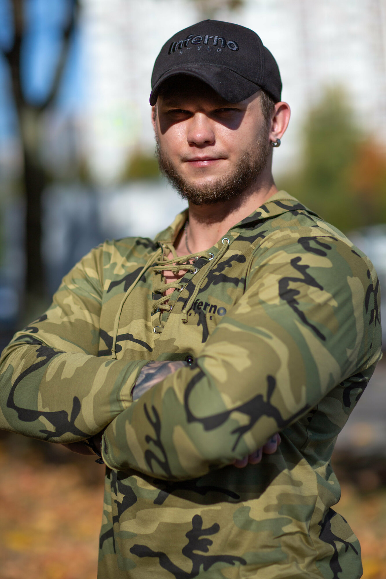 Футболка Inferno Style, размер M, милитари — фото 1