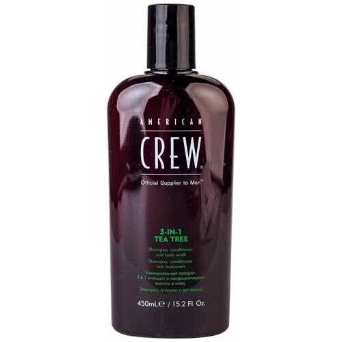 Средство по уходу за волосами и телом Classic 3-in-1 Tea Tree Чайное дерево, American Crew, 450 мл