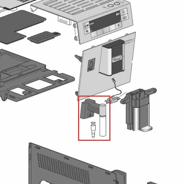 Слив горячей воды DeLonghi Primadonna XS (7313228501)