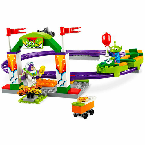 lego 10771 toy story 4 аттракцион паровозик Конструктор Аттракцион Паровозик 11317 (Toy Story 10771) 108 деталей