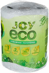 Полотенца бумажные JoyEco 2сл вторич 30м 1рул/уп