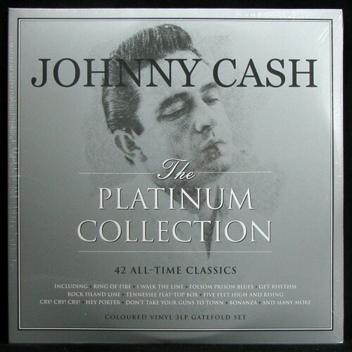 Виниловая пластинка Not Now Johny Cash – Platinum Collection (3LP, coloured vinyl)