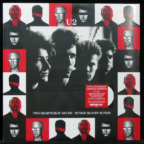 Виниловая пластинка Island U2 – Two Hearts Beat As One / Sunday Bloody Sunday (coloured vinyl, EP, + poster)