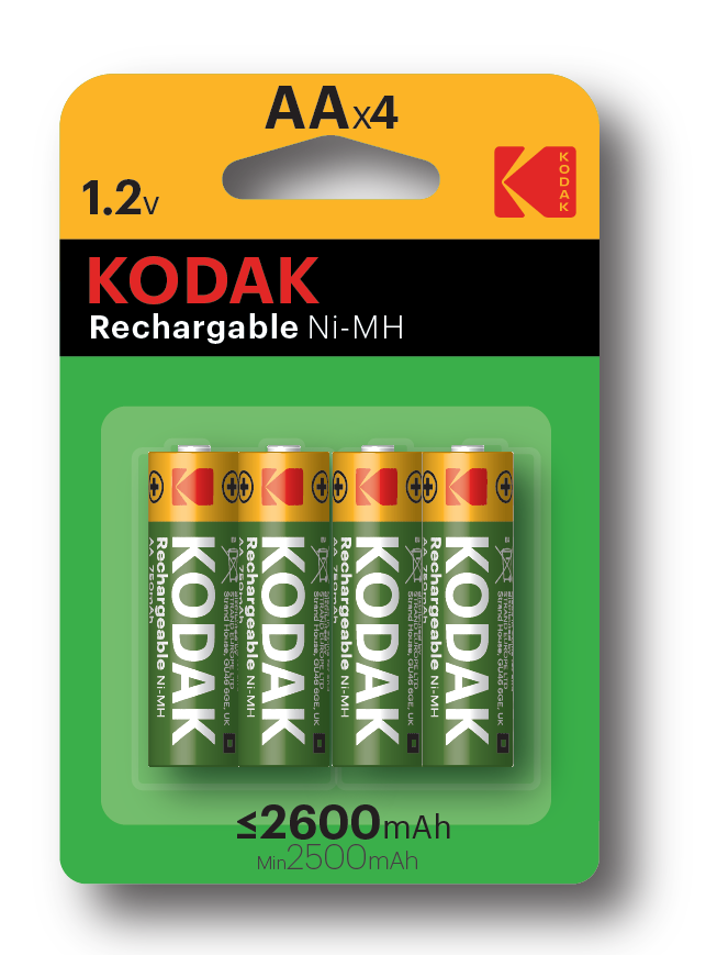 Kodak Аккумулятор Kodak HR6-4BL 2600mAh [KAAHR-4] 4шт (30955097)