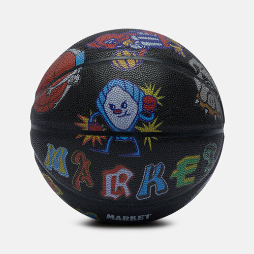 Баскетбольный мяч MARKET Varsity Overload чёрный, Размер ONE SIZE