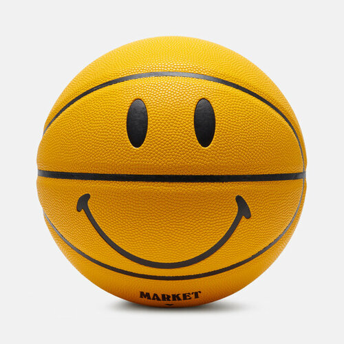 Баскетбольный мяч MARKET Smiley жёлтый, Размер ONE SIZE