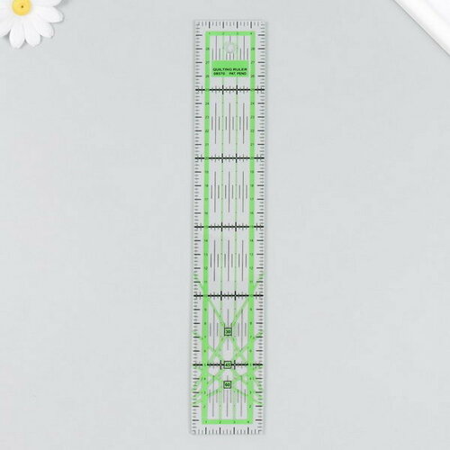 Линейка для пэчворка пластик 5х30х0.3 см
