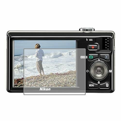 Nikon Coolpix S6000 защитный экран для фотоаппарата Гидрогель Прозрачный (Силикон) nikon coolpix s01 защитный экран для фотоаппарата гидрогель прозрачный силикон