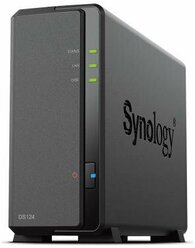 СХД настольное исполнение 1BAY NO HDD DS124 SYNOLOGY