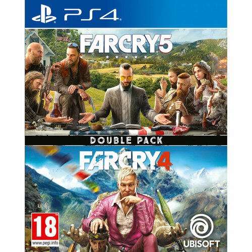 Игра для PlayStation 4 Double Pack "Far Cry 4" + "Far Cry 5" (русские субтитры)