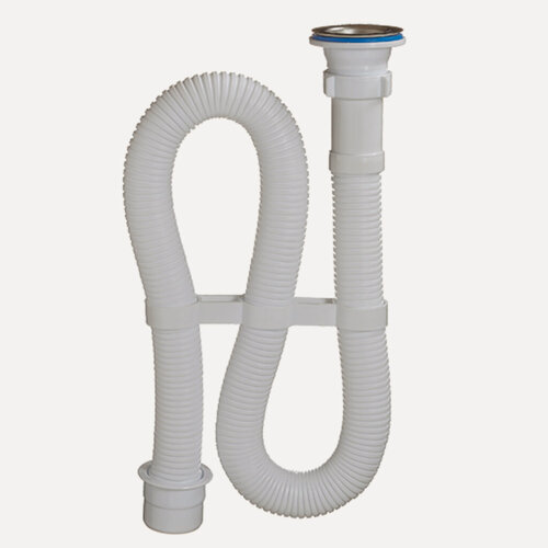 Изображение товара Сифон Orio АС-30112 универсальный гофрированный 1 1/2", 40/50 мм, 1500 мм