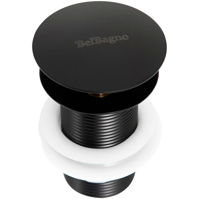 фото Донный клапан BelBagno BB-SC-NERO Сlick-Сlack Черный матовый