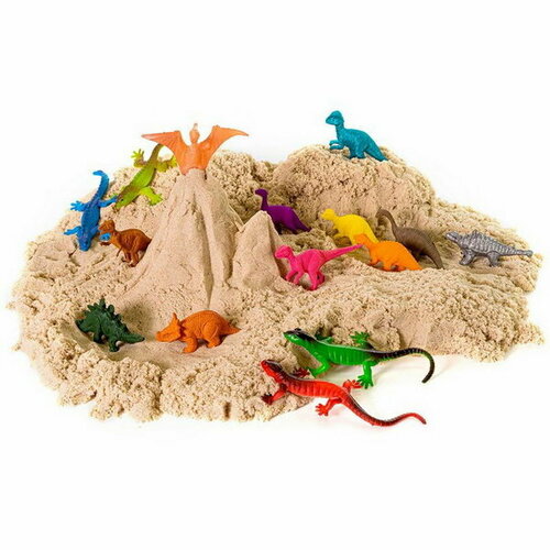 Игрушка в наборе Волшебный песок, формочки 15 шт, песочный, 2 кг