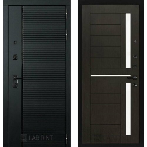 Входная дверь Labirint Piano 02 Венге 880x2050, открывание правое входная дверь labirint piano 02 сандал белый 880x2050 открывание правое