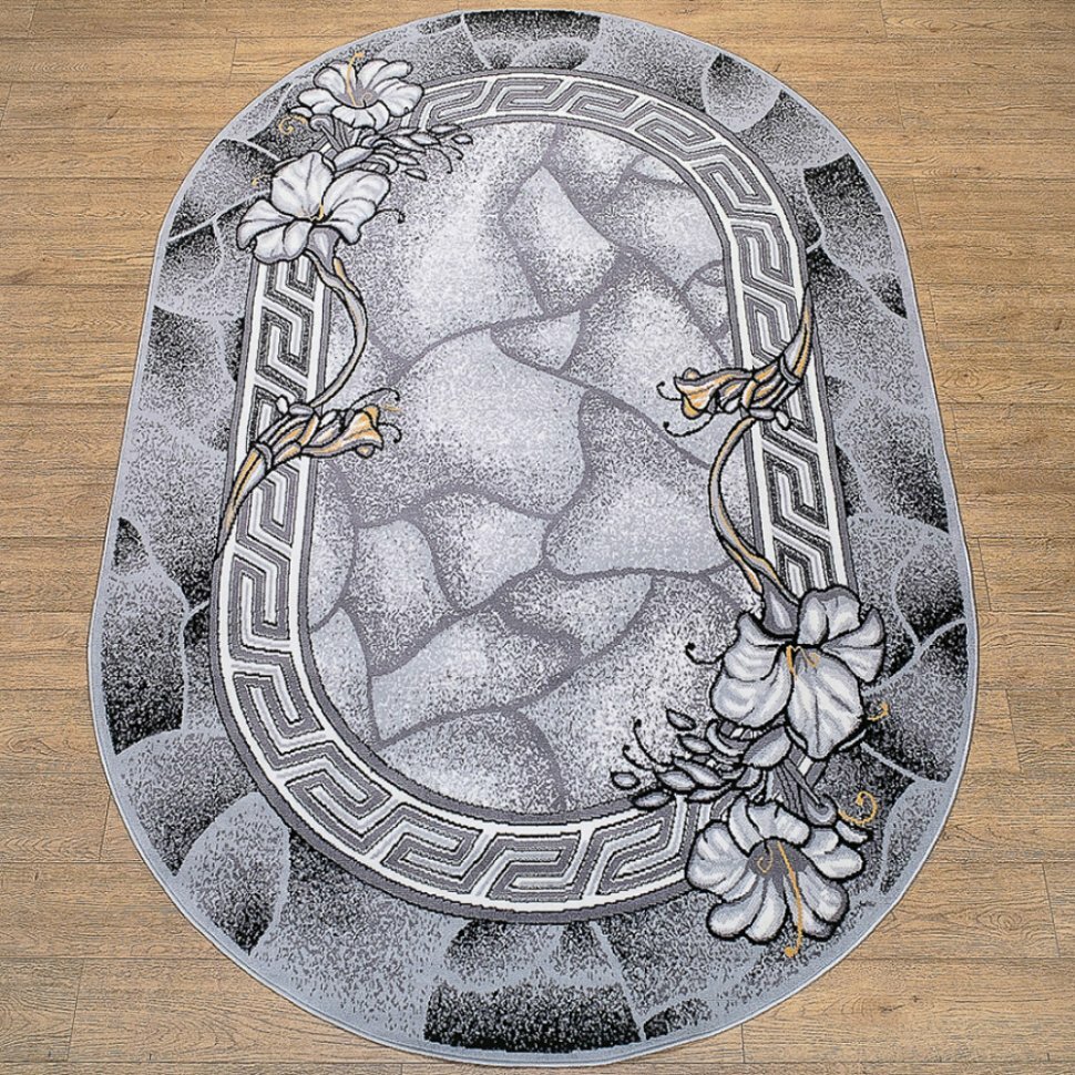 Ковры дизайн 15705 цвет 10766 Лайла де Люкс овал (1.6 х 2.3 м)