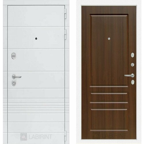 Входная дверь Labirint Trendo 03 Орех бренди 960x2050, открывание левое входная дверь labirint river 03 орех бренди 960x2050 открывание левое