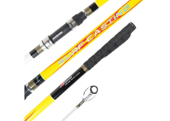 Морское удилище EastShark Warrior Surf 100/250gr 4.5m желтый