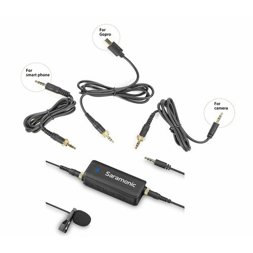 Микрофон Saramonic LavMic петличный 35 мм моно стерео TRS TRRS 555700₽