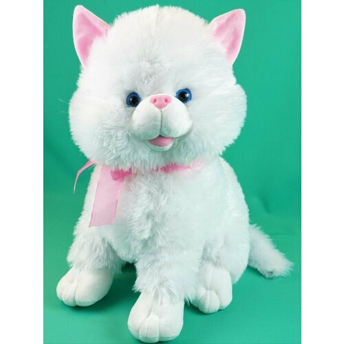 Мягкая игрушка Кошка с бантиком 50 см. мягкая игрушка кошка трехцветная с бантиком 40 см