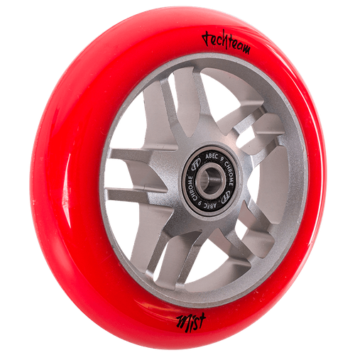 фото Колесо для трюкового самоката techteam x-treme 110*24 мм, mist, red