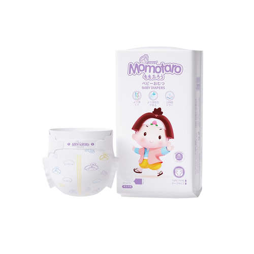 Детские подгузники Momotaro 3/M 6-11 кг 2УП×48ШТ=96ШТ+подарок слюнявчики Момотаро Подгузники Памперсы