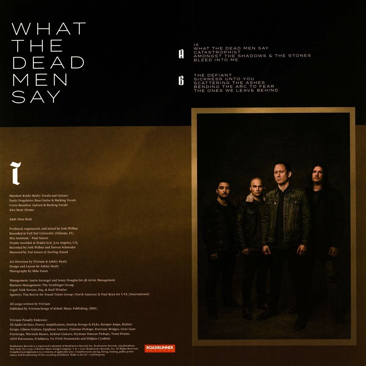 Виниловая пластинка Trivium, What The Dead Men Say (0075678649790) Warner Music - фото №2