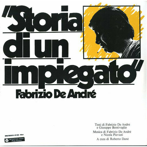 Andre Fabrizio De Виниловая пластинка Andre Fabrizio De Storia Di Un Impiegato