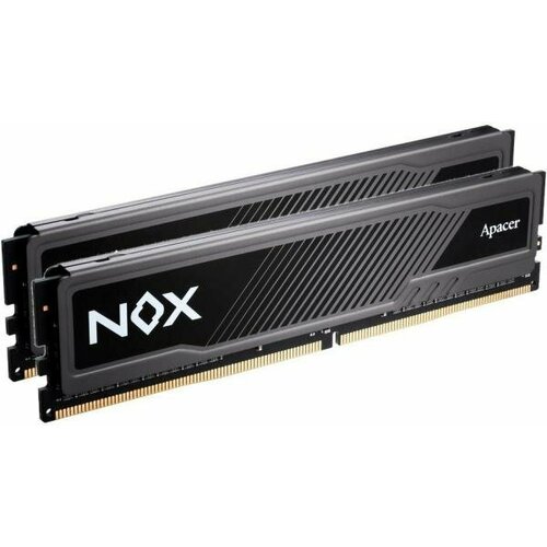 Оперативная память для компьютера 16Gb 2x8Gb PC4-25600 3200MHz DDR4 DIMM CL16 Apacer NOX AH4U16G32C28YMBAA-2 548200₽