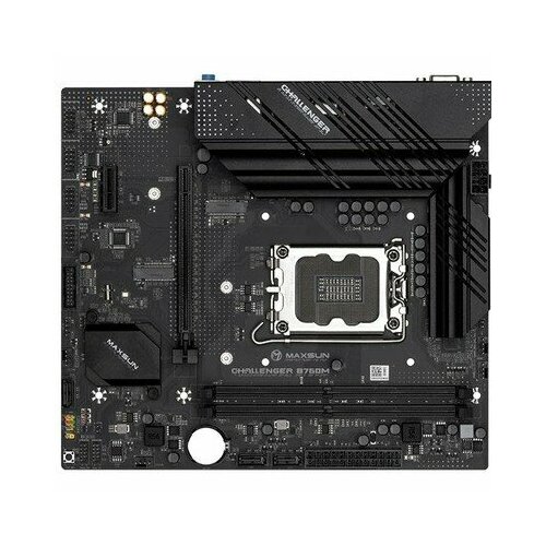 МП MAXSUN MS-Challenger B760M 2.5G мп asus prime h610m k 2ddr5 1pci e16 1xpci e x1 1m2 4sata 2usb2 4usb3 hdmi vga cpu tdp 125w