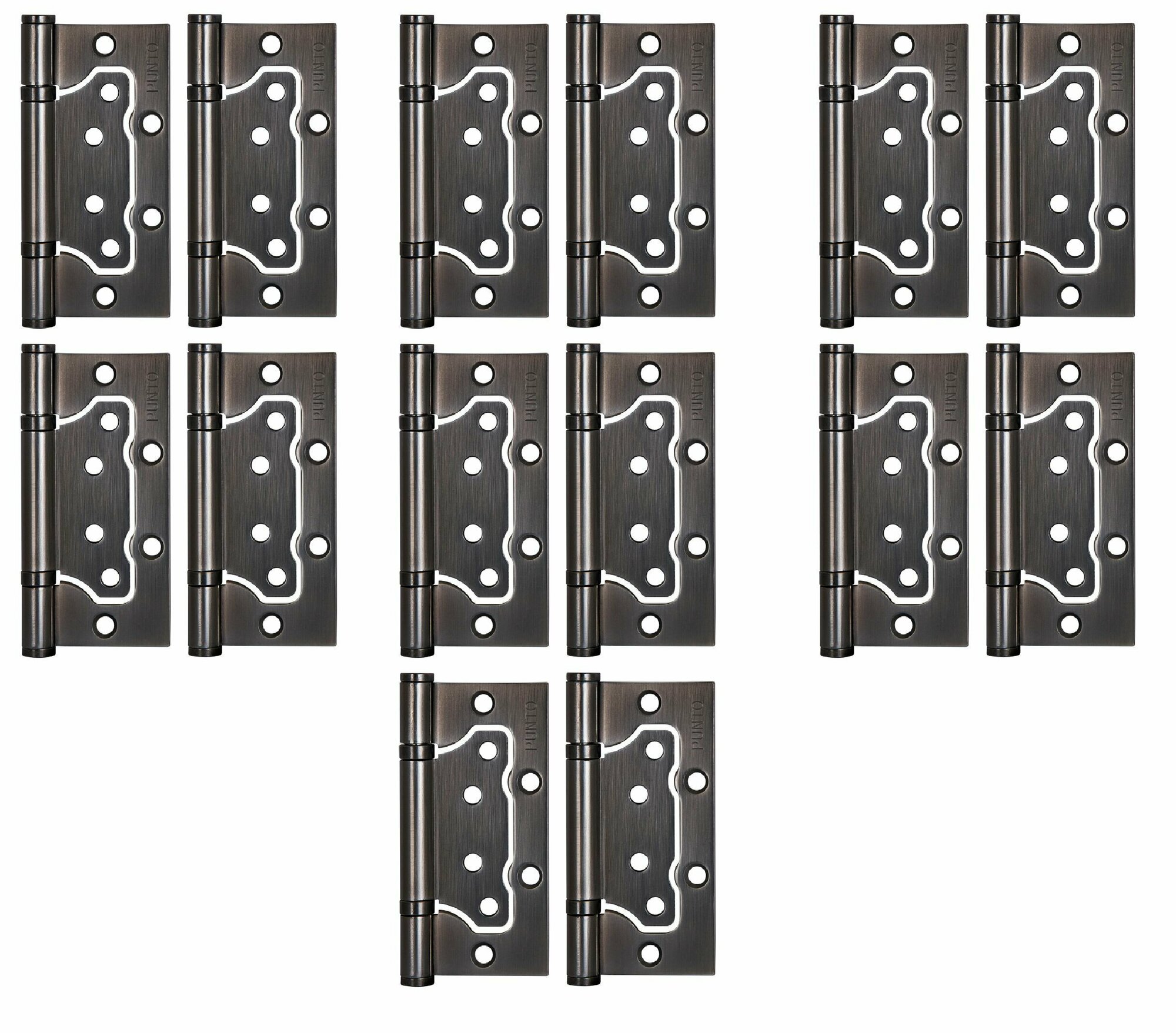 Петля универсальная без врезки PUNTO IN4200W GR графит (200-2B 100x25) (комплект 14 штук)