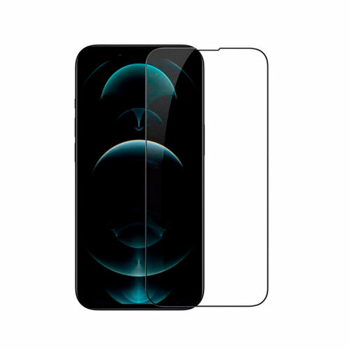 Защитное стекло для Apple iPhone 13 Pro Max (закалённое) (полное покрытие) (черное) (в упаковке) защитное стекло для apple iphone 13 pro max закалённое полное покрытие черное