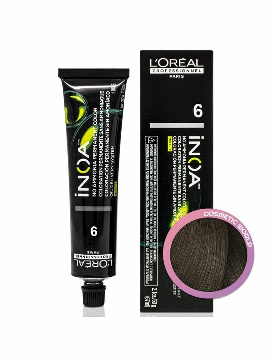 Loreal INOA 6 - Краска Иноа 60 мл