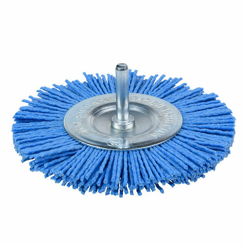 Щетка (корщетка) из нейлона 75 мм для дрели (плоская) YIDA T407099