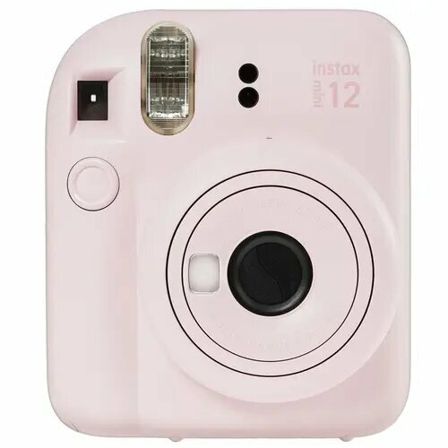 фотоаппарат fujifilm instax mini 12 clay white белый Фотоаппарат моментальной печати Fujifilm Instax Mini 12 Blossom Pink