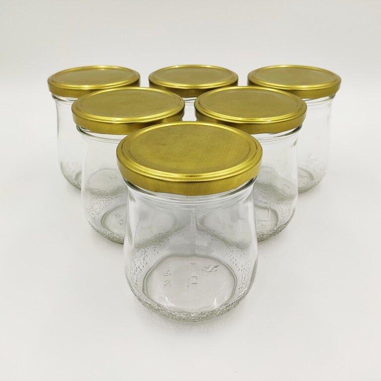 Набор Банка стеклянная для консервирования, варенья, меда и грибов 0,5л "Фонарик" с крышками твист-офф 82 мм - 6 шт