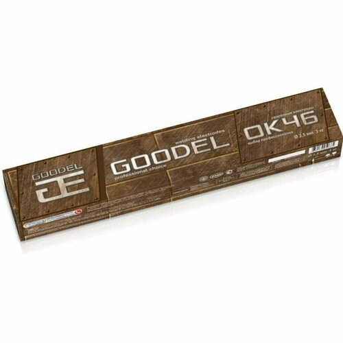 Электроды Goodel, ОК-46, 2.5х350 мм, 3 кг электроды goodel ок 46 gold 3х350 мм 3 кг