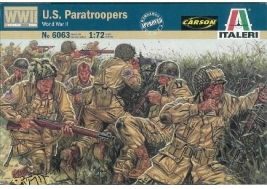 Сборная модель Italeri Солдатики U.S.Paratroopers (6063ИТ)