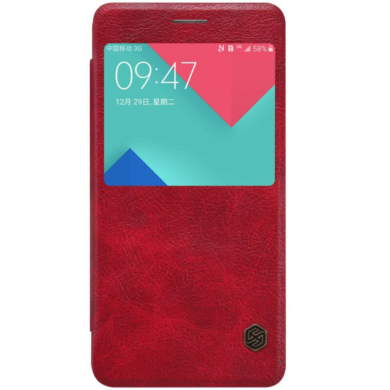 Чехол Nillkin Qin Leather Case для Samsung Galaxy A7 (2016) A710 Red (красный)
