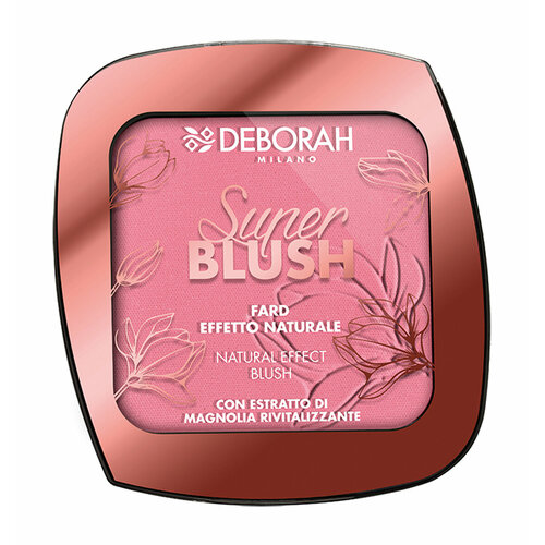 DEBORAH MILANO Румяна Super Blush, 9 г, 01 Роза