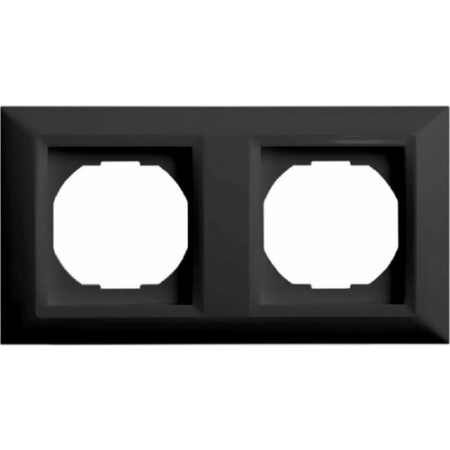 Рамка 2-я Vesta-Electric Roma Чёрный