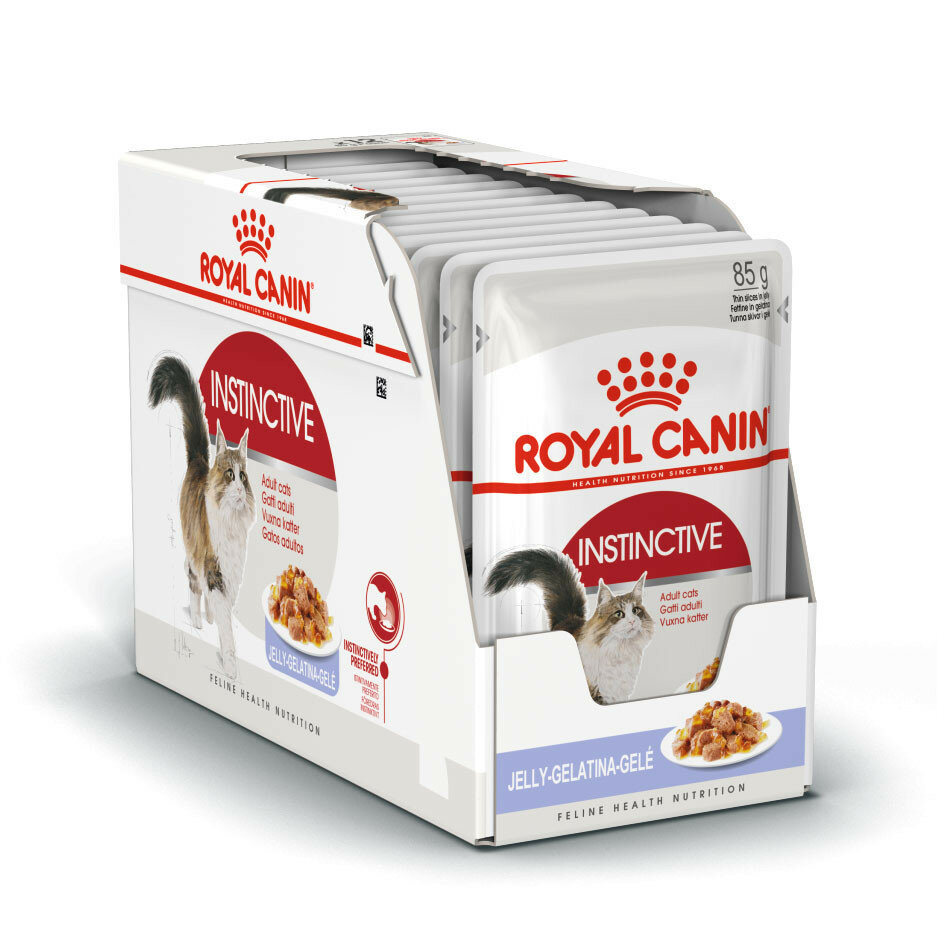 Royal Canin Instinctive влажный корм взрослых кошек в желе, в паучах - 85 г х 28 шт