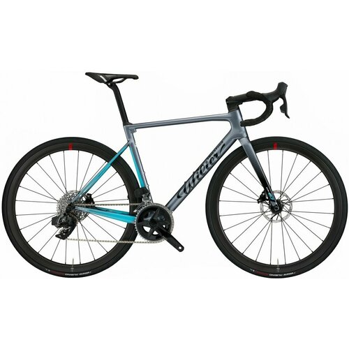 фото Велосипед wilier zero sl ultegra di2 disc aksium disc (2023) xs, серый/голубой