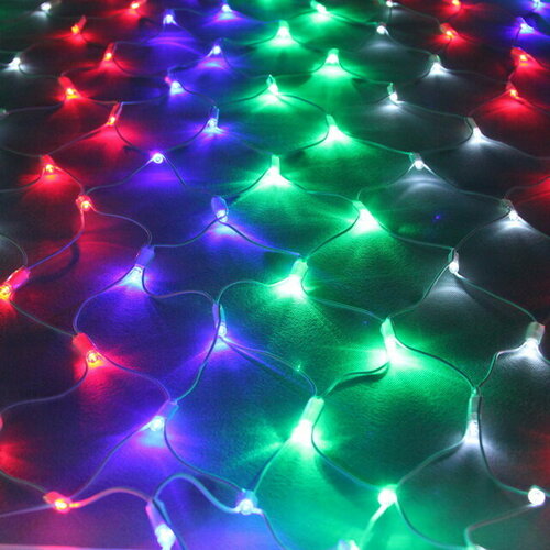 Snowhouse Гирлянда сетка Super Rubber 1.9*1.6 м, 320 разноцветных LED ламп, белый каучук, соединяемая, IP65 RW-NTLD320-M-E-P(R, W, G, B)
