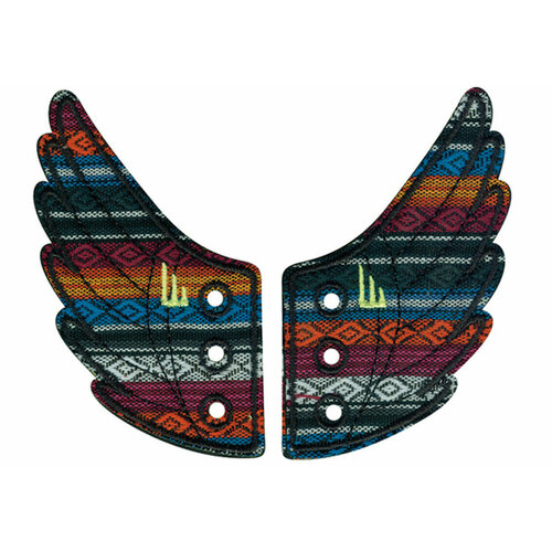 фото Аксессуары для кед крылья converse peru multi color lace 11701 разноцветный shwings