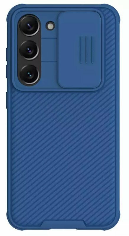 Накладка Nillkin Cam Shield Pro пластиковая для Samsung Galaxy S23 SM-S911 Blue (синяя)