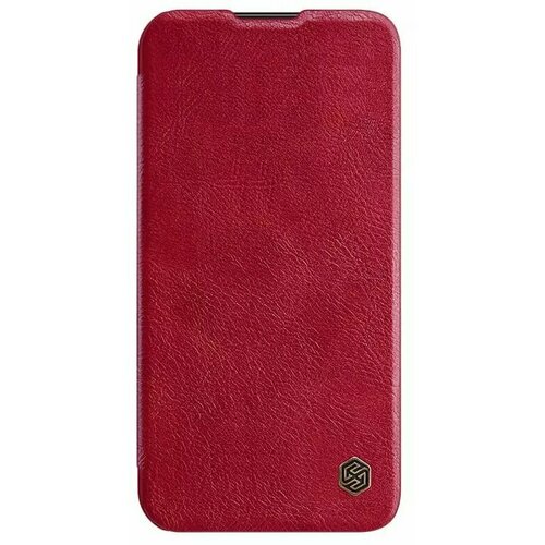 чехол nillkin qin leather case для samsung galaxy a32 5g m32 5g brown коричневый Чехол Nillkin Qin Pro Leather Case для Samsung Galaxy A54 5G Red (красный)
