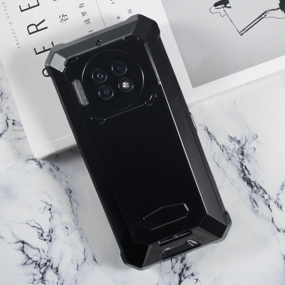 фото Чехол задняя-панель-накладка-бампер MyPads Tocco для Oukitel WP19 с усиленной защитой углов противоударный черный